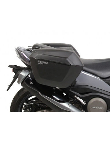 SUPPORT VALISES LATERALES SHAD 3P SYSTEM. KYMCO AK 550