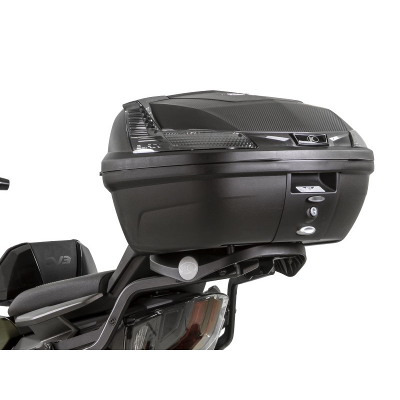 SUPPORT TOP CASE CV3 AVEC PLATINE MONOLOCK GIVI